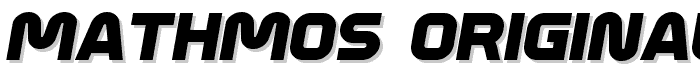 Mathmos Original Italic font